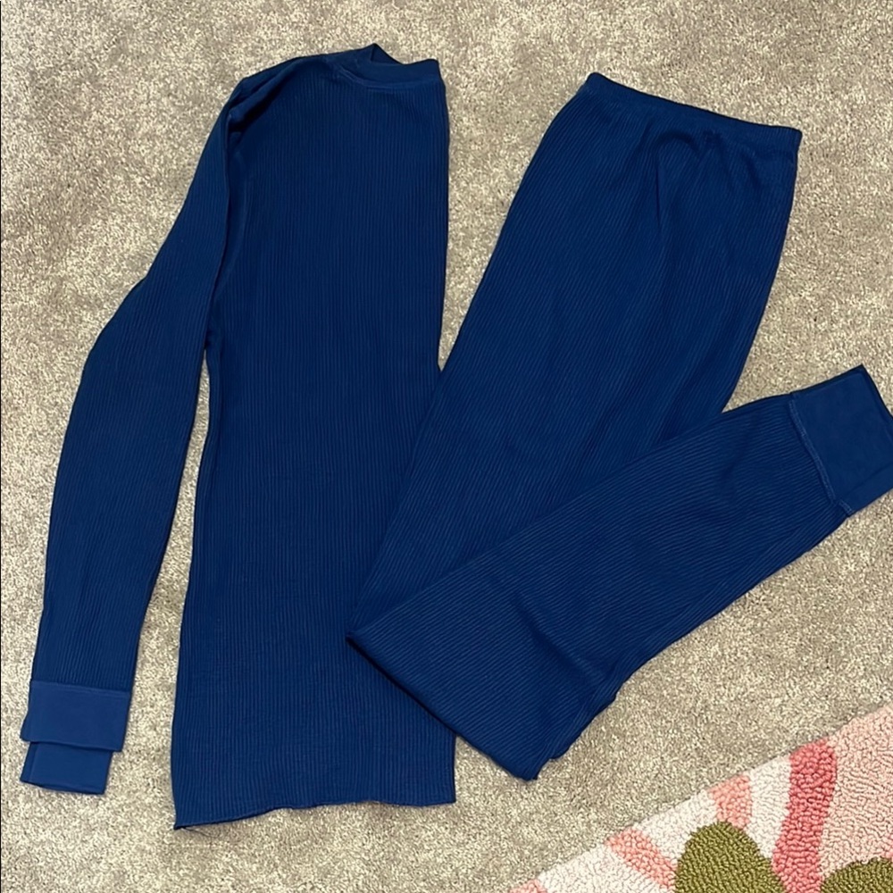 Fruit of the Loom Blue Warm Long Underwear